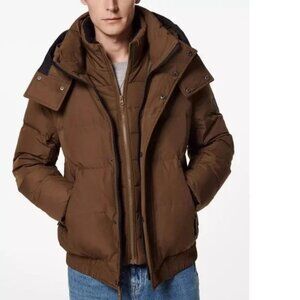 Andrew Marc Phoenix Down-Blend Puffer Hooded Jacket